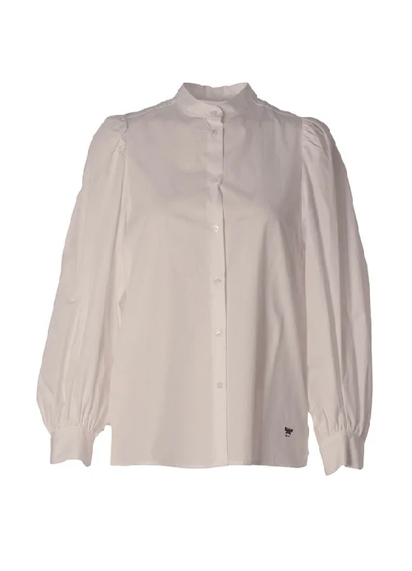 Max Mara Alpe Blouse Textured Cotton Blouse