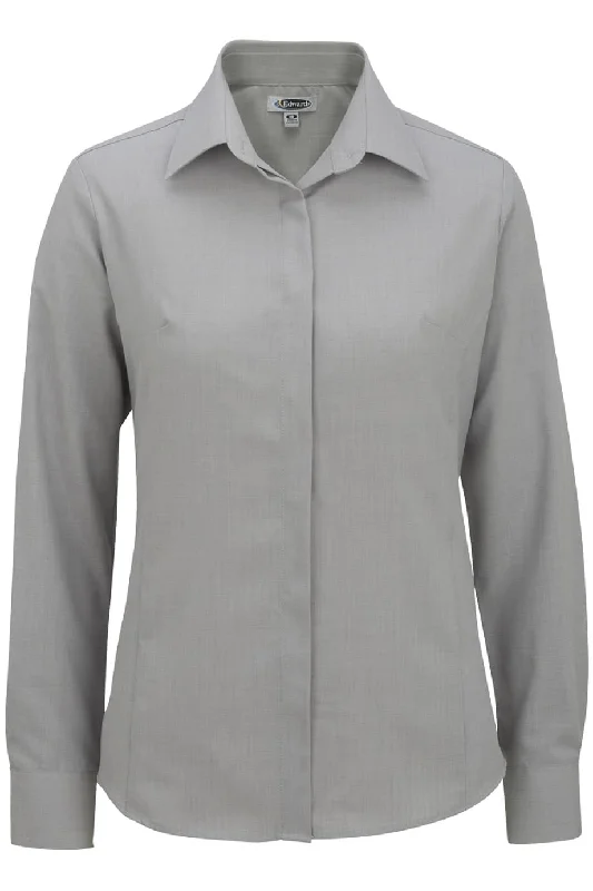 Ladies' Platinum Café Batiste Blouse Versatile Layering Blouse