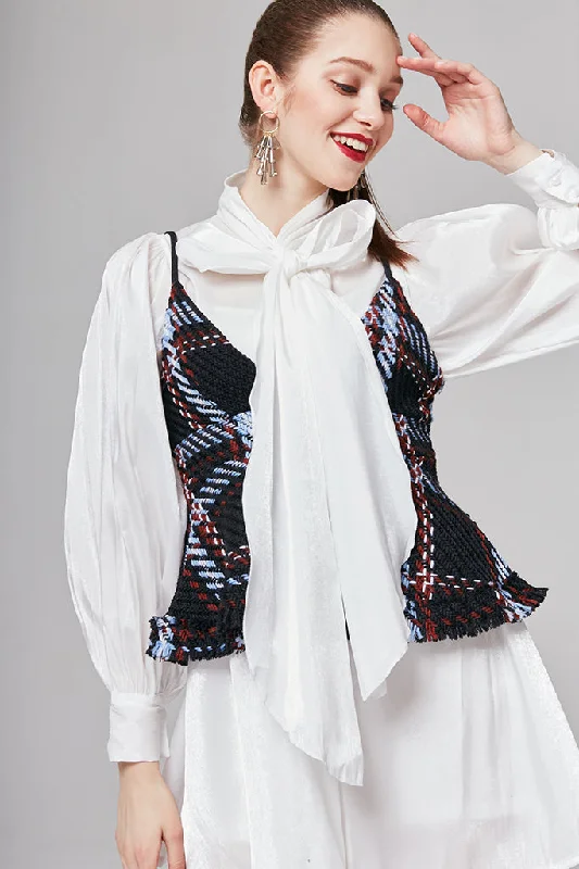 Scarlett Tie-Neck Blouse Soft Modal Blouse