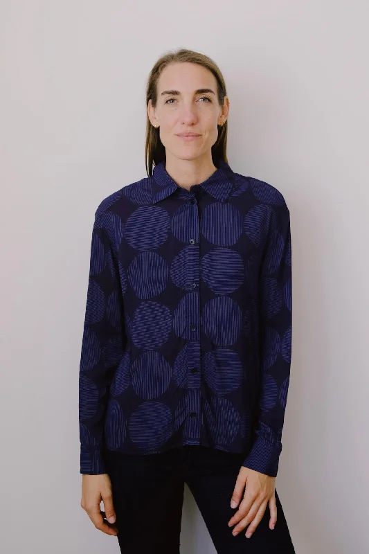 viscose blouse - japan kati Semi-Sheer Blouse