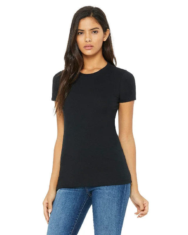 Bella+Canvas Ladies Favorite T-Shirt | Solid Blk Blend Jersey Fabric Tulle Fabric Batik Fabric