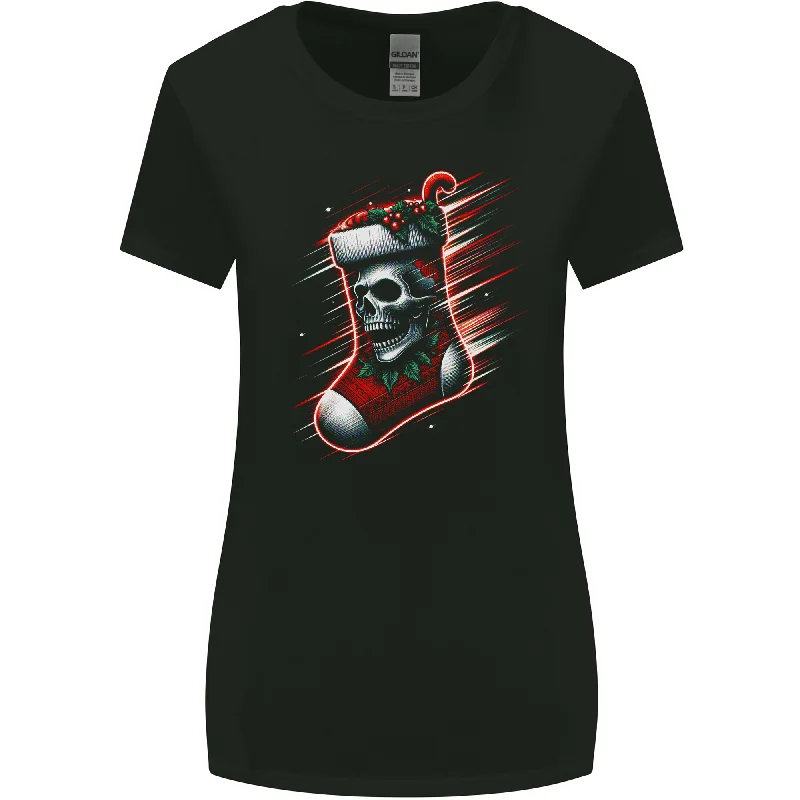 Christmas Skull Sock Xmas Heavy Metal Rock n Roll Womens Wider Cut T-Shirt Lace Blend Ribbed Blend Corduroy Blend Christmas Skull Sock Xmas Heavy Metal Rock n Roll Womens Wider Cut T-Shirt Lace Blend Ribbed Blend Corduroy Blend