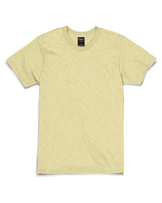 Hanes Combed Cotton T-Shirt | Lemon Mrngue Hth Cashmere Blend Cotton Blend Poly Blend Hanes Combed Cotton T-Shirt | Lemon Mrngue Hth Cashmere Blend Cotton Blend Poly Blend