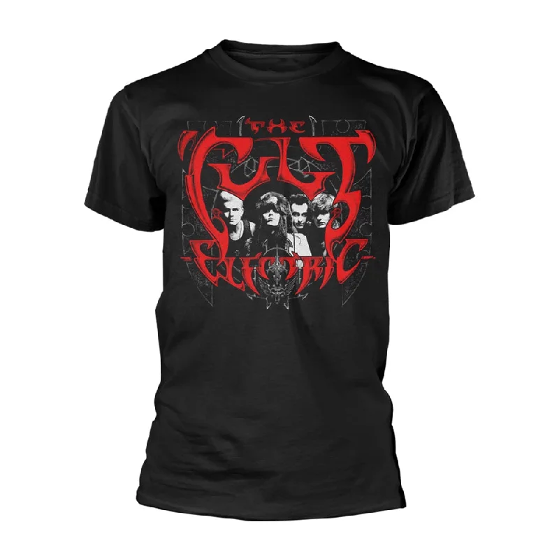 The Cure Unisex T-shirt: Electric V-Neck T-Shirt Long Sleeve Cotton
