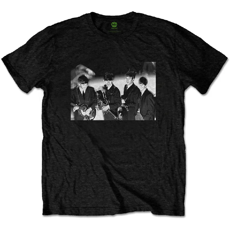 The Beatles | Official Band T-Shirt | Smiles Photo Lace Blend Ribbed Blend Corduroy Blend