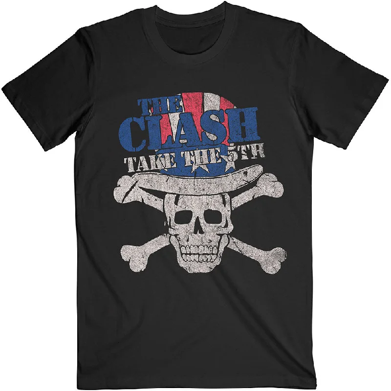 The Clash | Official Band T-Shirt | Take The 5th Chenille Brocade Lace