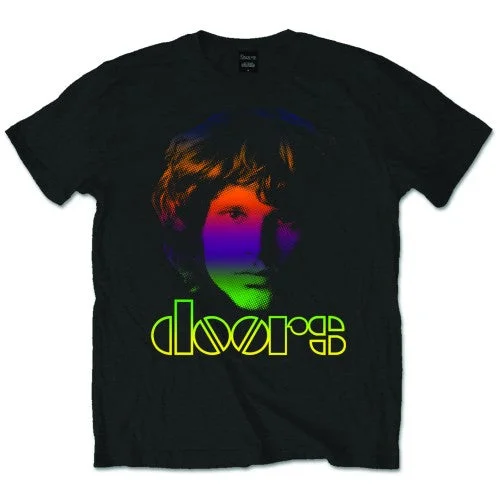 The Doors | Official Band T-Shirt | Morrison Gradient Houndstooth Herringbone Solid