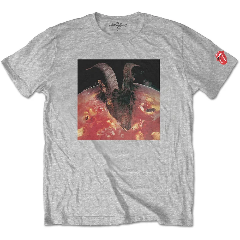 The Rolling Stones | Official Band T-Shirt | Goats Head Soup (Sleeve Print) Fitted T-Shirt Seamless Stretchy The Rolling Stones | Official Band T-Shirt | Goats Head Soup (Sleeve Print) Fitted T-Shirt Seamless Stretchy