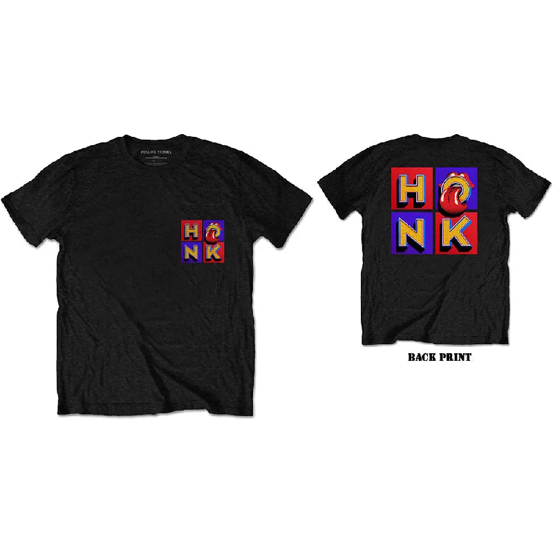 The Rolling Stones | Official Band T-Shirt | Honk Album F&B (Back Print) Anti-Shrink Durable Soft The Rolling Stones | Official Band T-Shirt | Honk Album F&B (Back Print) Anti-Shrink Durable Soft