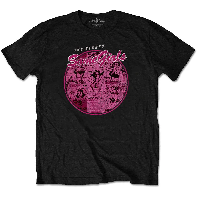 The Rolling Stones | Official Band T-Shirt | Some Girls Circle V.2. Anti-Pilling Machine Wash Handmade The Rolling Stones | Official Band T-Shirt | Some Girls Circle V.2. Anti-Pilling Machine Wash Handmade