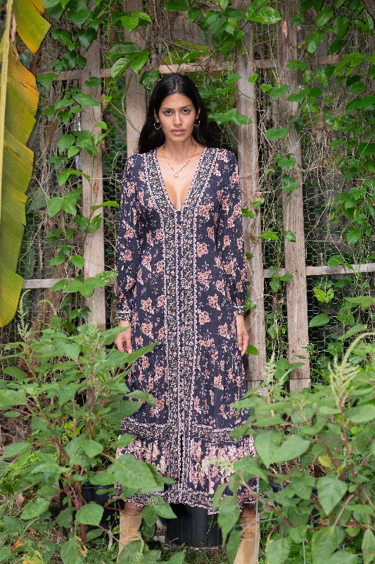 Coconino Maxi Dress Cozy Open-Back Maxi Dress