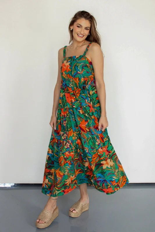 Natural Habitat Maxi Dress Comfortable Casual Maxi Dress