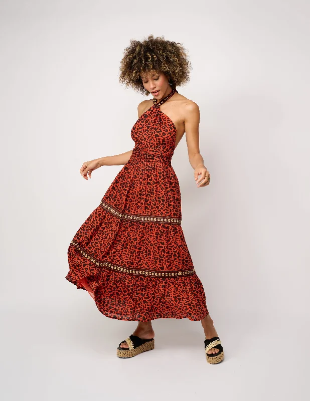 Selvaggio Maxi Dress Fashionable Button-Down Maxi Dress