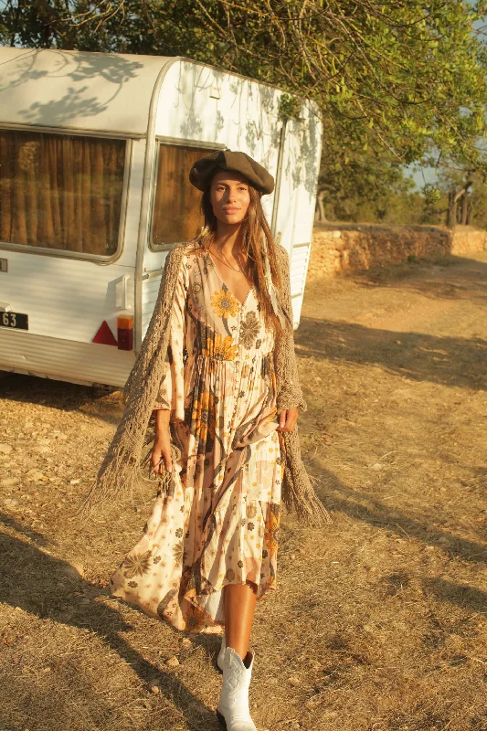 Waterloo Maxi Dress Elegant Wraparound Maxi Dress