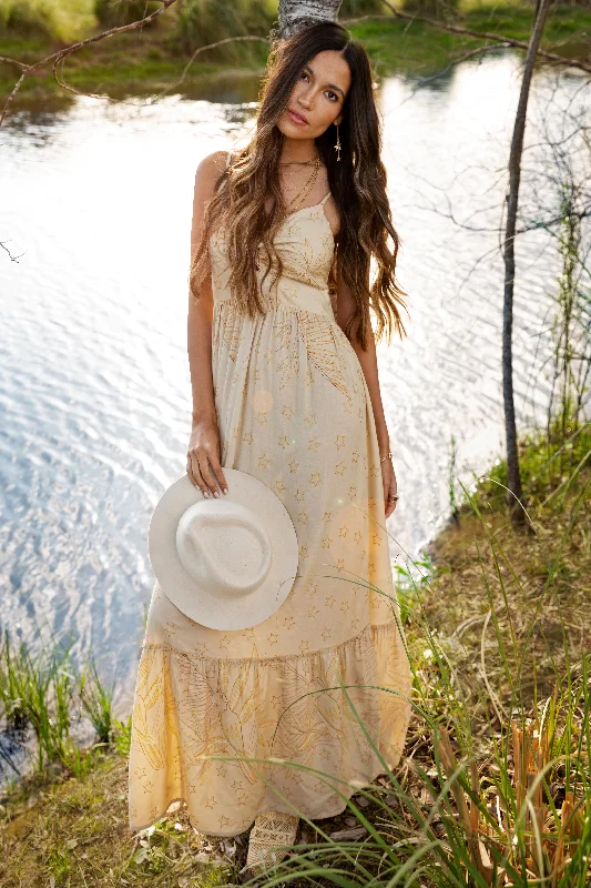 Wild Sky Maxi Dress Chic Summer Maxi Dress