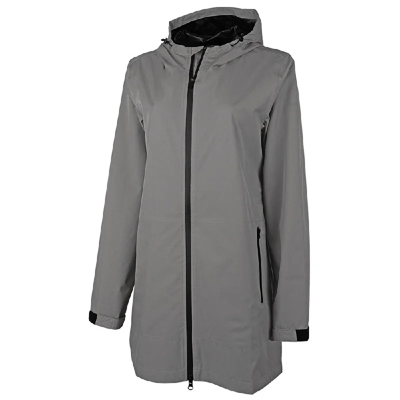 Charles River Women's Grey Atlantic Rain Shell Jacket Tailored Jacket Straight Jacket A-Line Jacket Charles River Women's Grey Atlantic Rain Shell Jacket Tailored Jacket Straight Jacket A-Line Jacket