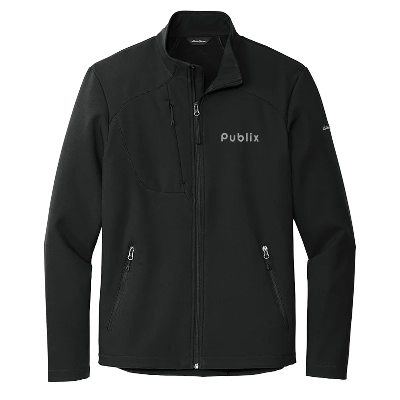 New Eddie Bauer® Stretch Soft Shell Jacket Embroidered Jacket Appliqued Jacket Beaded Jacket