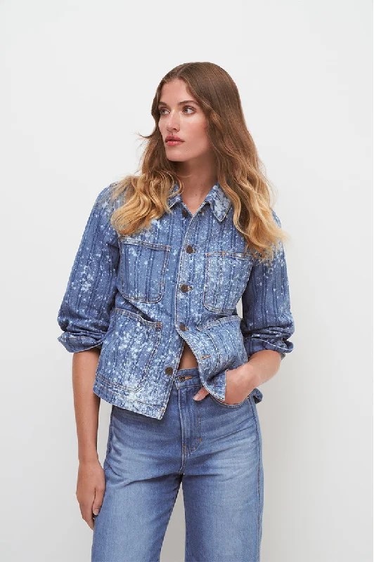 Dahl Acid-Washed Denim Chore Jacket Collared Jacket Crew Neck Jacket Turtle Neck Jacket Dahl Acid-Washed Denim Chore Jacket Collared Jacket Crew Neck Jacket Turtle Neck Jacket