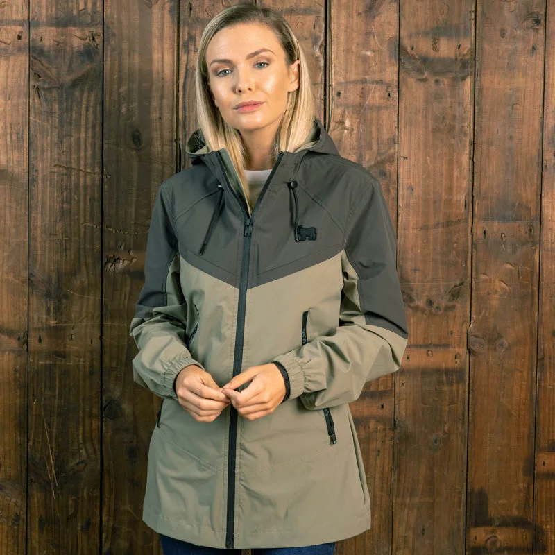 Overberg Luxe Rain Jacket Fatigue Plaid Jacket Tartan Jacket Houndstooth Jacket