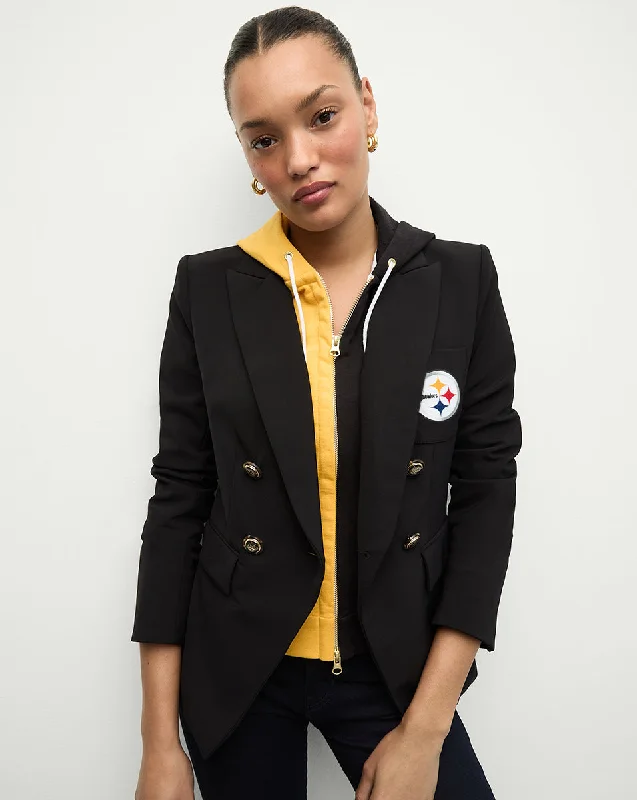 Pittsburgh Steelers Dickey Jacket Tiered Jacket Buttoned Jacket Zippered Jacket