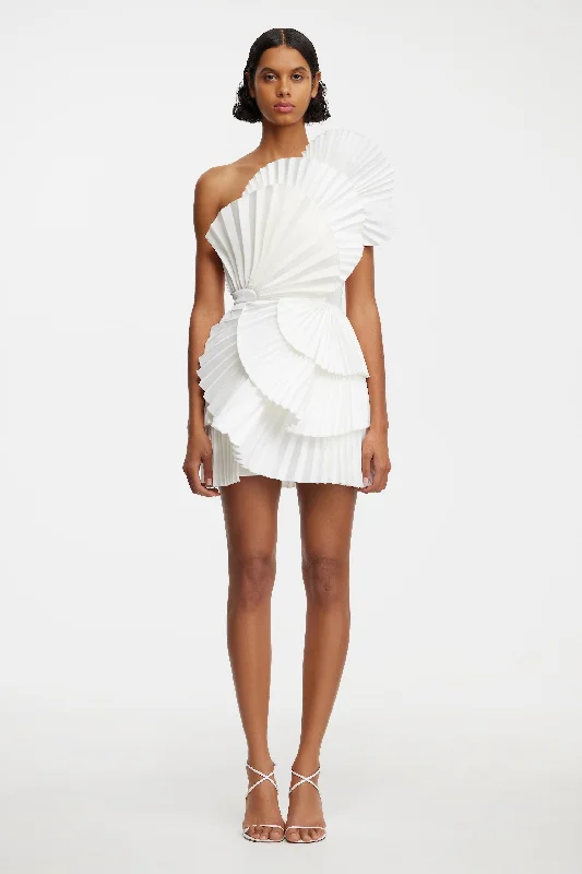 ABBOTSFORD MINI DRESS Classic Solid Mini Dress
