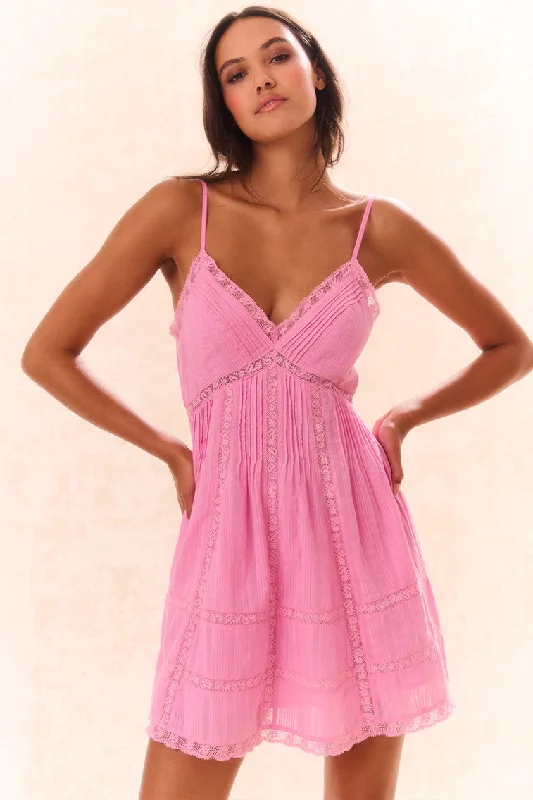 Docila Cotton Mini Dress Cozy Ruched Mini Dress