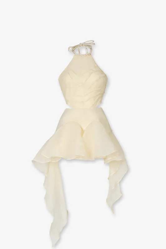 SALE | Florian Halterneck Mini Dress Comfortable Casual Mini Dress