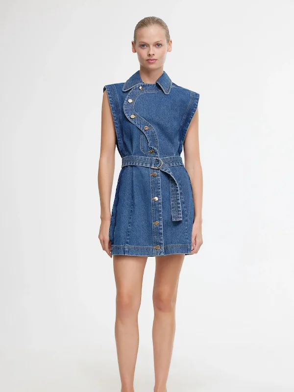 Glenfern Mini Dress Elegant Satin Mini Dress