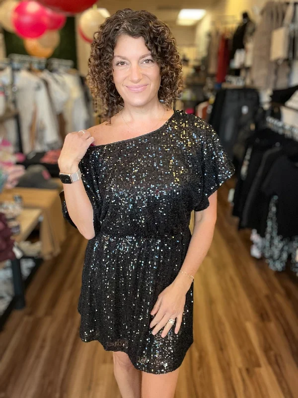 Life of the Party Mini Dress Trendy A-Line Mini Dress