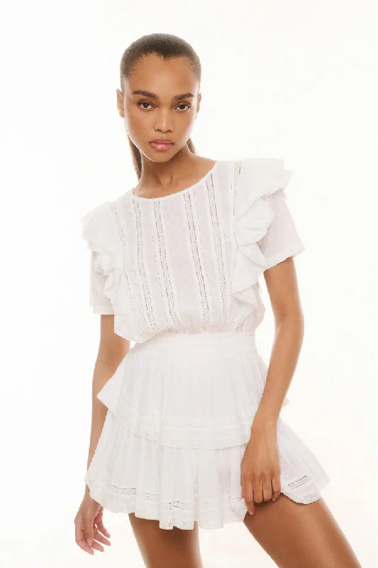 Natasha Heritage Mini Dress Chic Mini Dress with V-Neck