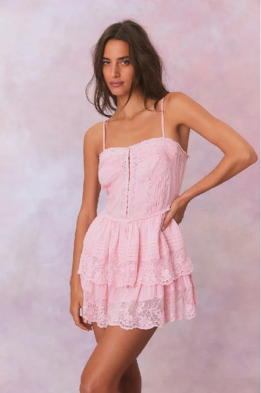 Nerida Bustier Mini Dress Comfortable Polka Dot Mini Dress