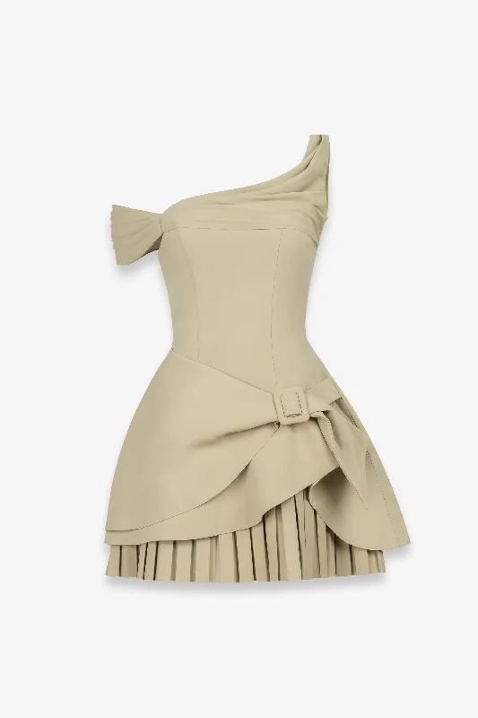 Oliver Off-shoulder Mini Dress Fashionable Party Mini Dress