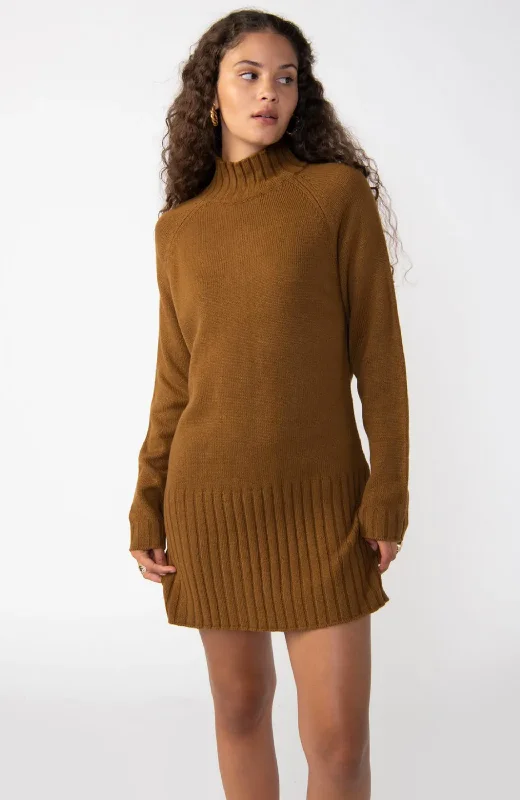 Sanctuary - The Sweater Mini Dress Elegant Off-Shoulder Dress Mini