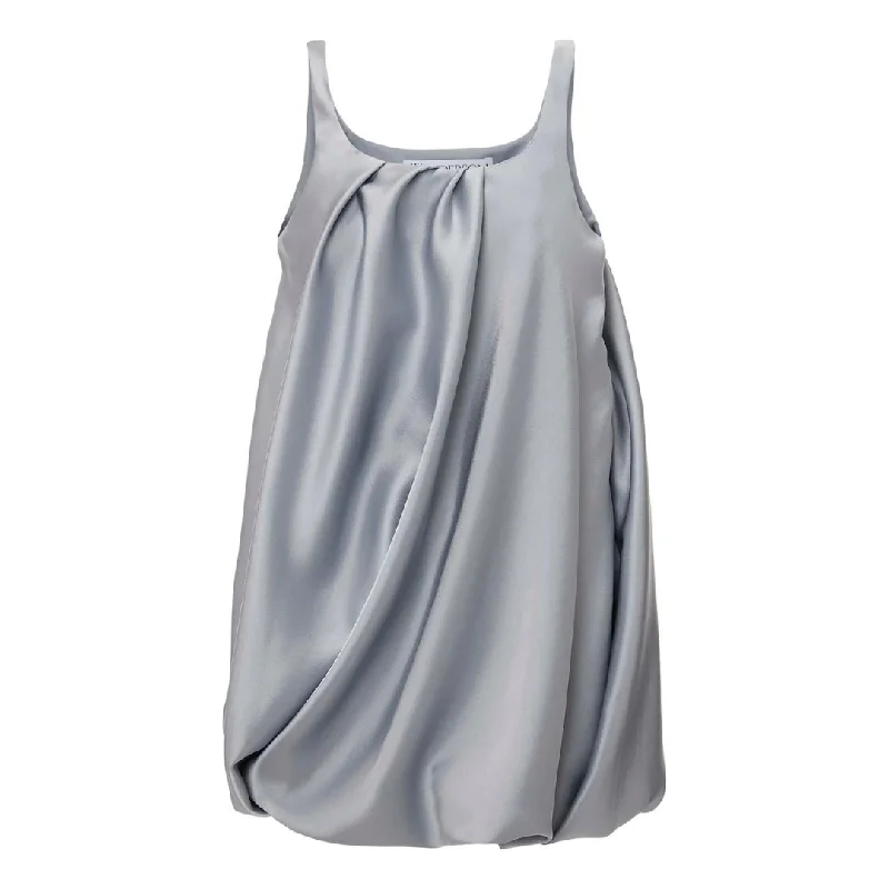 Twisted Mini Dress Comfortable Zip-Up Mini Dress
