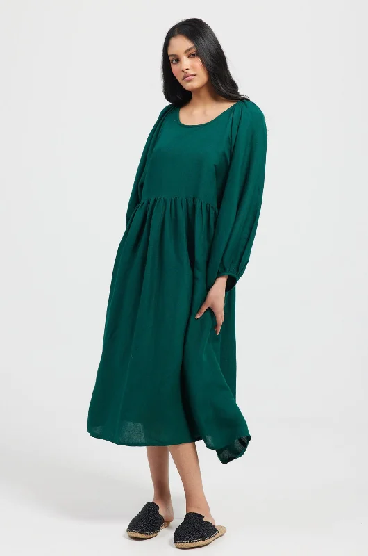 ANGEL WINGS DRESS - EMERALD