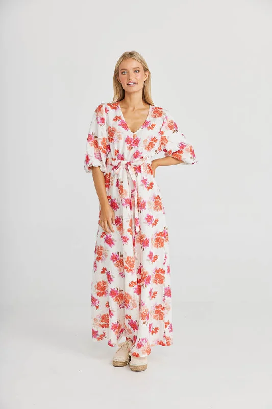 Ava Dress - Bouquet Linen