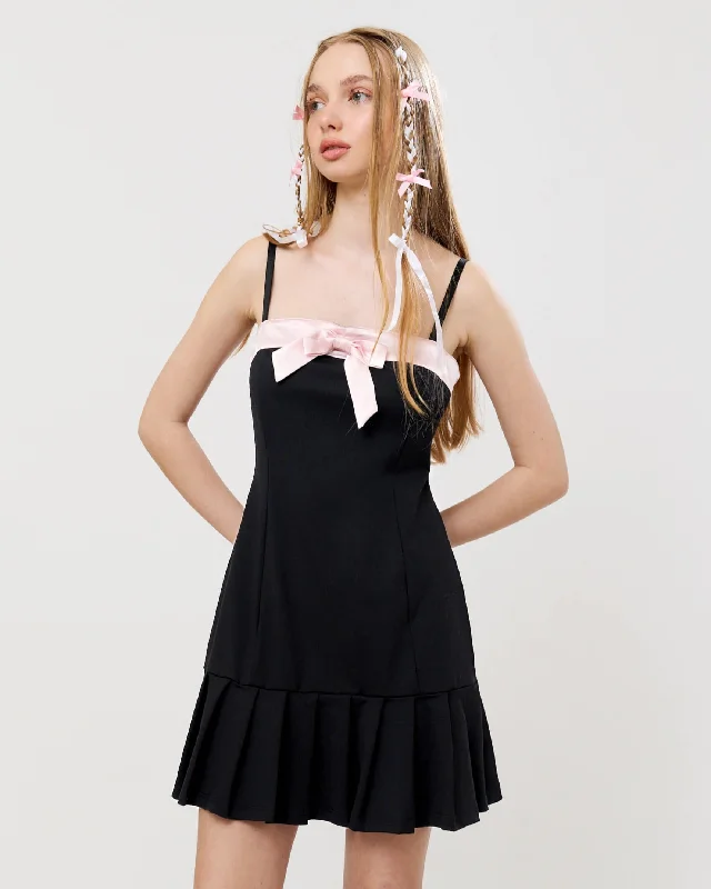 Black Little Bow Dress