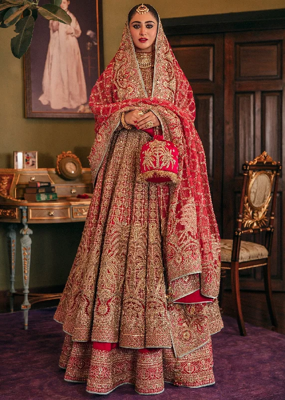 Bridal Pakistani Dress with Frock and Lehnga (Sohni)
