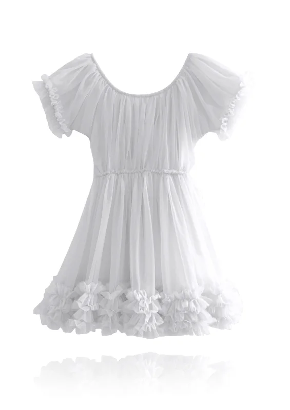 DOLLY by Le Petit Tom ® FRILLY DRESS off-white