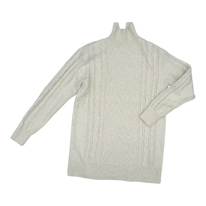 Dress Sweater By H&M In Cream, Size:Xs