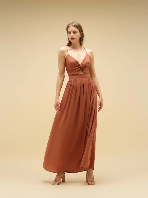Florence Dress Baked Clay
