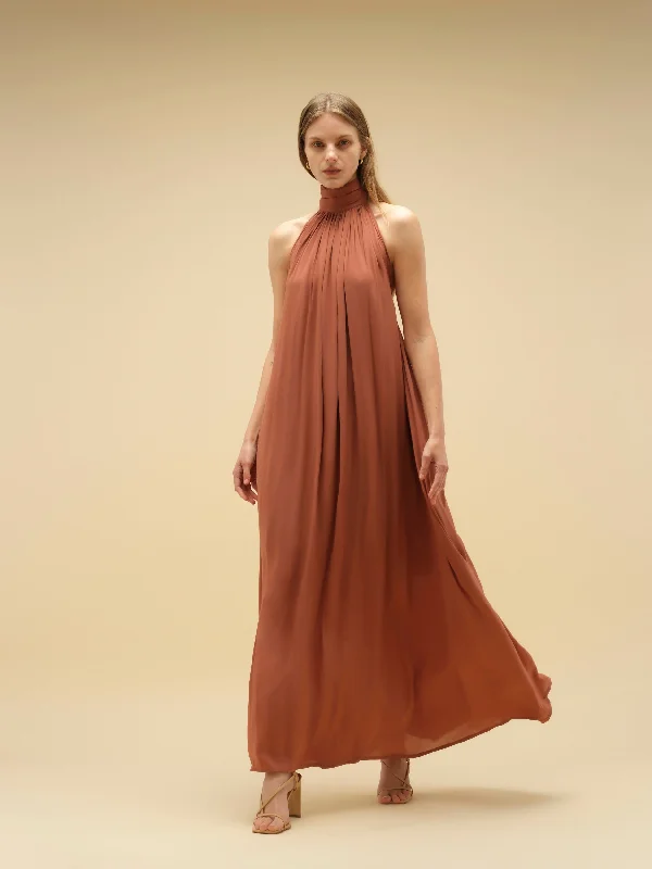 Freyja Dress Baked Clay