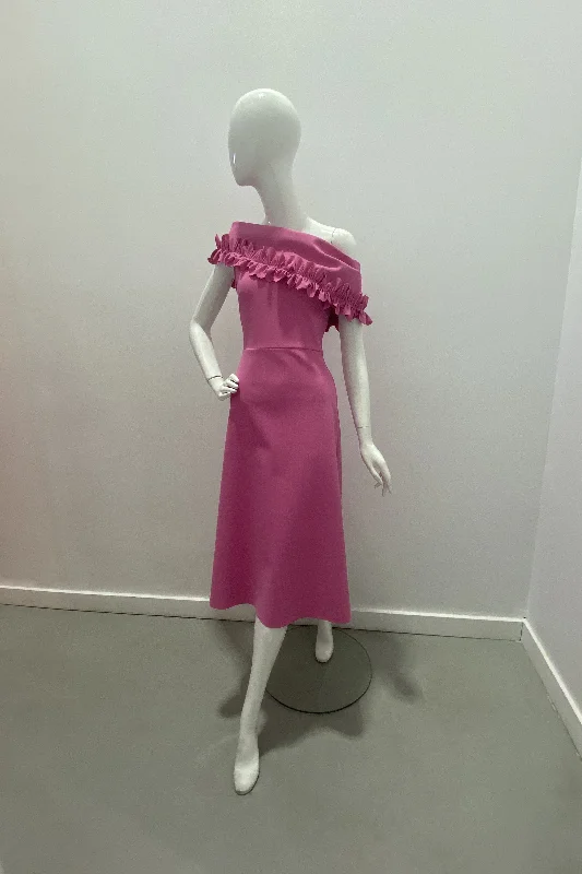 Greta Constantine Lofiyah Ruffle A-line Dress