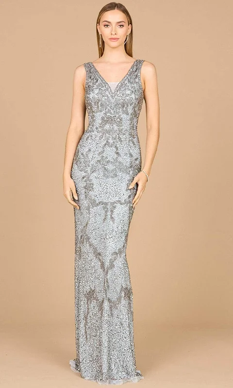 Lara Dresses 29076 - Deep V-Neck Gown