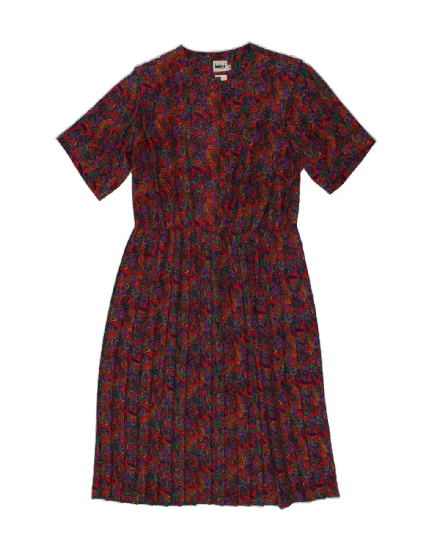 LESLIE FAY Womens A-Line Dress US 18 3XL Multicoloured Paisley Polyester