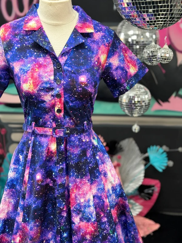 Peggy Swing Dress in The Starburst Print