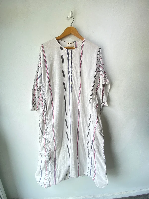 Pietsie Pink & Blue Stripe Dress