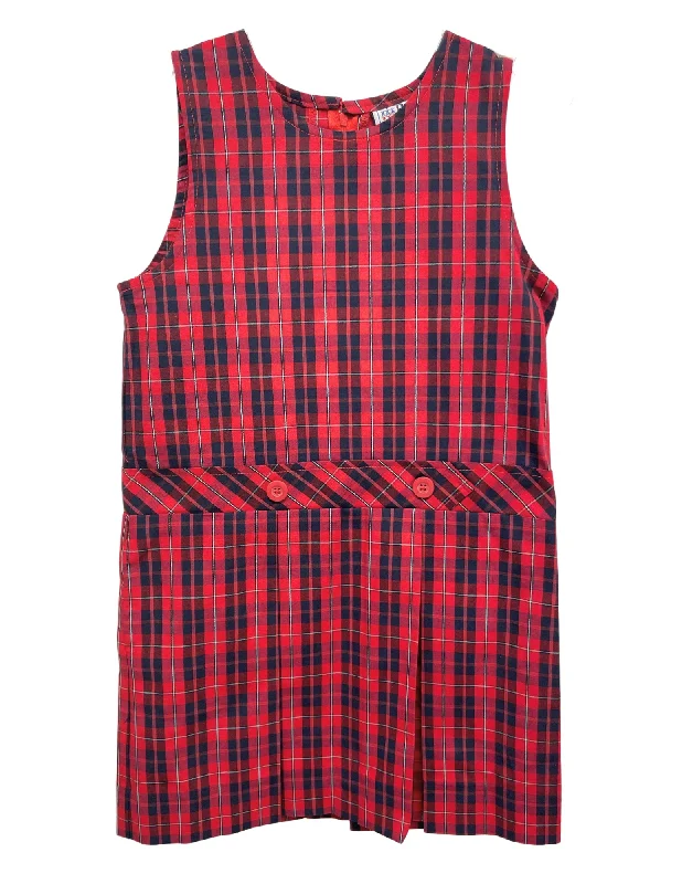 Plaid 65 Jumper Spandex Rayon Corduroy