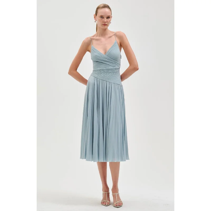 Ronny Kobo Agathe Knit Dress Glacier
