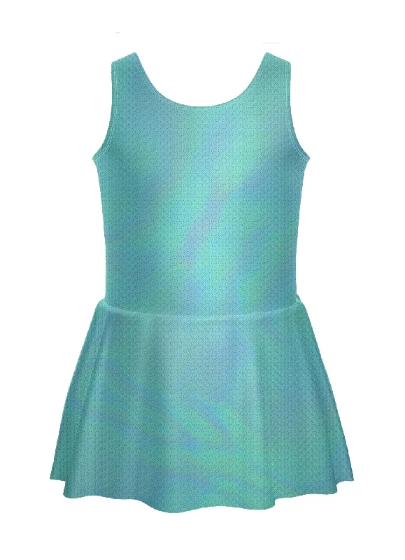 Solid Hologram Tank Dress